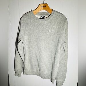 New no tags Nike Men's Light Gray Crewneck Sweater